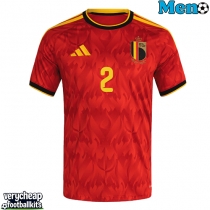 Belgium Zeno Debast #2 Replica Home Shirt World Cup 2026 Short Sleeve